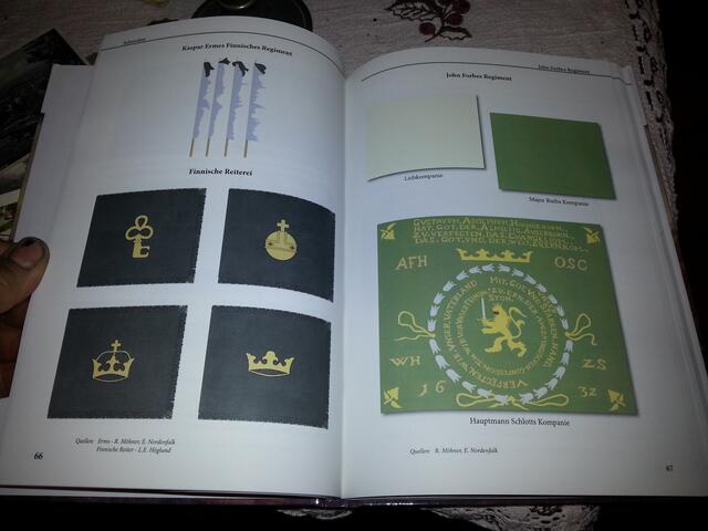 Beispielseite - Fahnen eines Regimentes