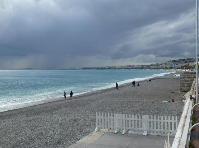 Wettererleben von Nizza aus gesehen