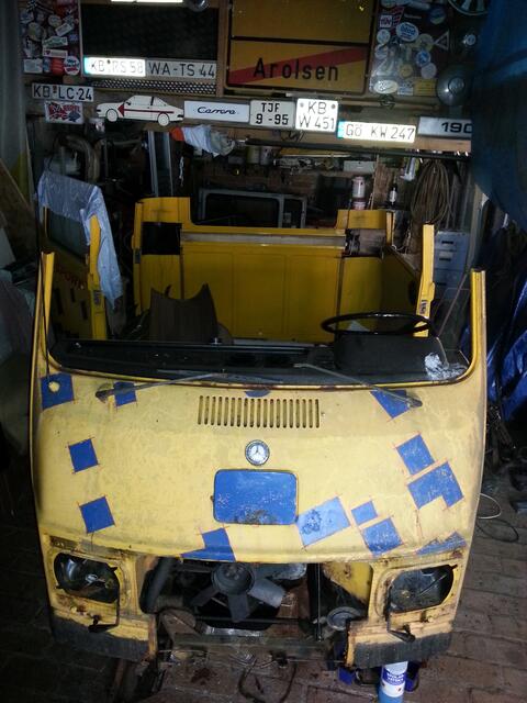 Dach ab ,   das stört nur