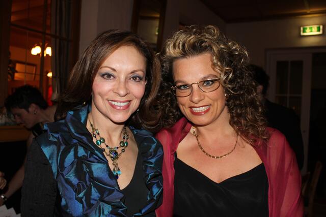 Petra mit Kampfsportlerin und Schauspielerin Karin Sheperd (Hercules)