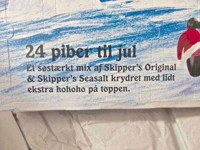 Die seetaugliche Mischung aus "Skipper's Original" und "Skipper's Meersalz", gewürzt mit einem Extra aus "Hohoho" obendrauf (dazu).  ;-) (frei übersetzt)