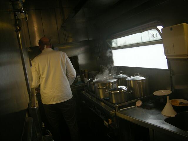 Hier wird gekocht.