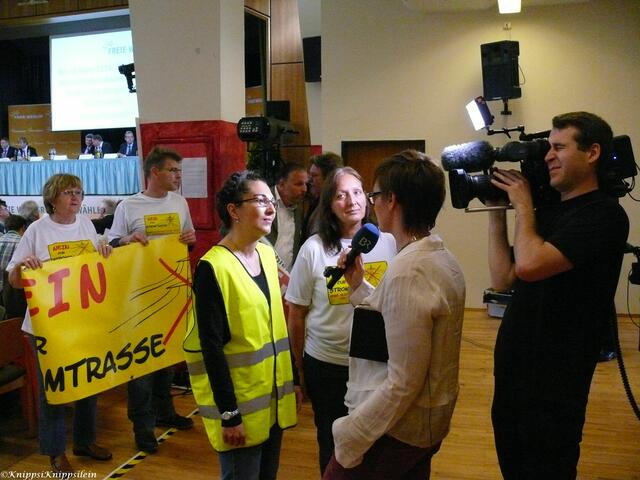 Viel Medieninteresse gab es auf dem Landesparteitag der Freien Wähler in Roth.