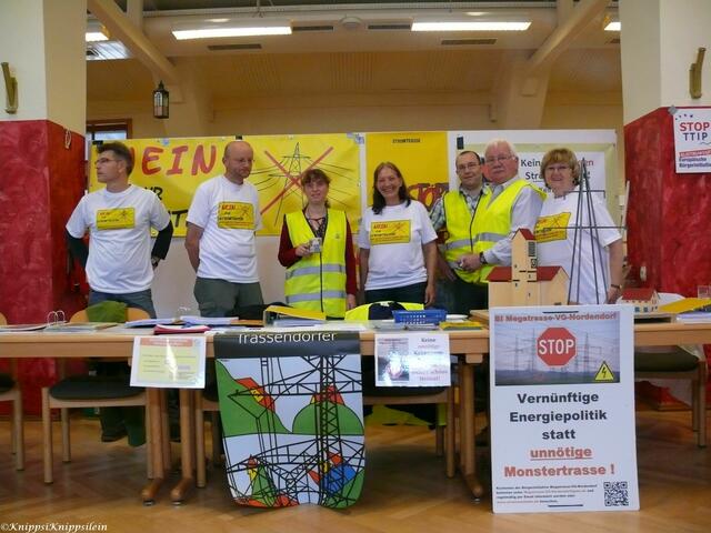 Unser gemeinsamer Infostand mit der BI Heilsbronn.
