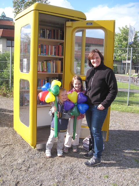 Zur Leseparkeröffnung gab es für die jungen Besucher auch Luftballonkunstwerke zum Mitnehmen.