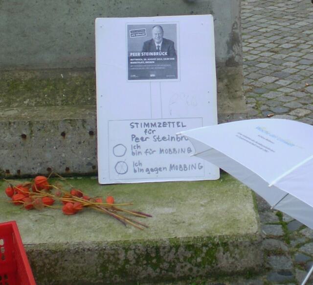 Bürgeraktkion zum 11. Anti-Mobbing-Tag in Bremen