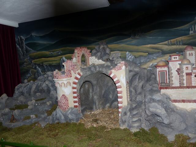 (Krippe im Dunkeln)