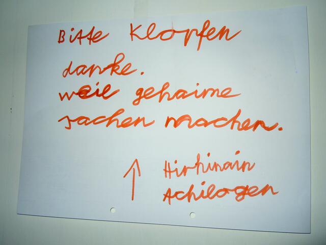 oh oh...also bitte klopfen! ;-)