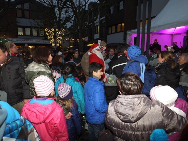 Auf dem Weg zur Bühne