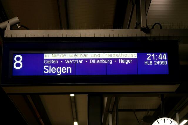 FLIRT von Marburg nach Siegen