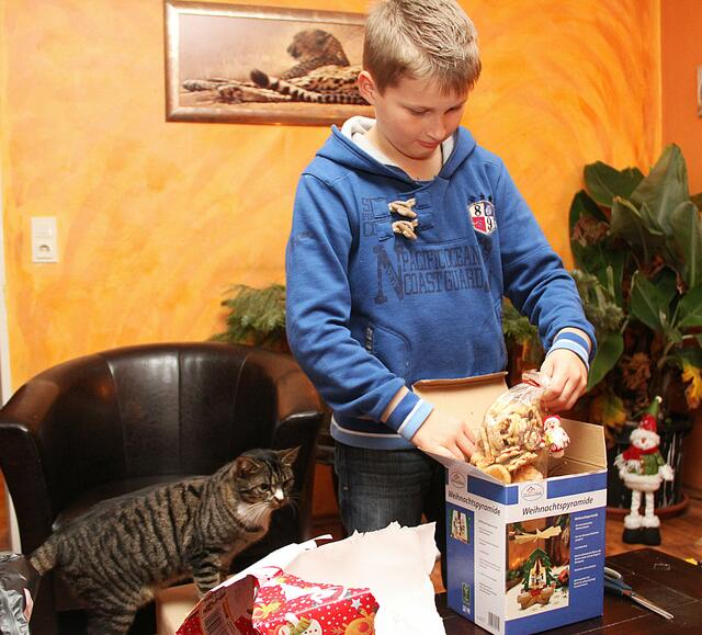 lecker Plätzchen, fand auch Pepper