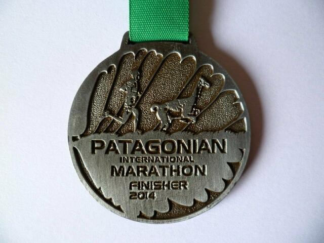 Medaille Patagonian International Marathon Chile.