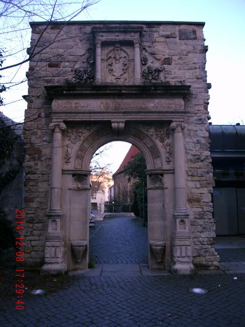 Portal Braunschweig, ehem. Gördelinger Str.34, jetzt Eingang Bartholomäustwete