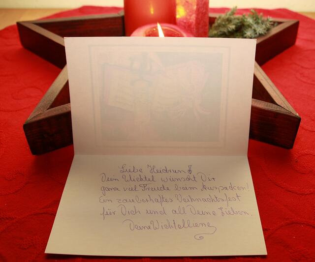 Danke liebste Wichtelliene - DAS wünsche ich auch Dir!