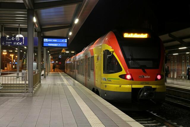 Zug nach Stadtallendorf in Gießen