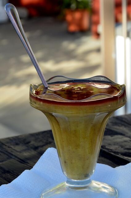 Bananencreme mit Palmsaft - der Burner zum Nachtisch
