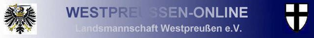 Banner der Webseite der Landsmannschaft Westpreußen e.V.: http://www.westpreussen-online.de/ | Foto: wie vor