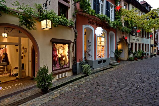 Altstadtgasse in Freiburg