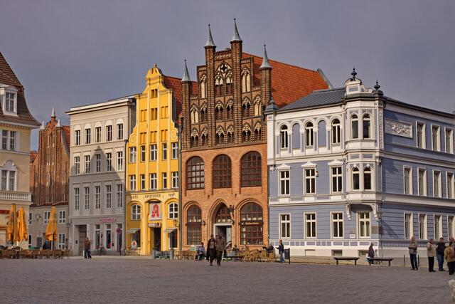 Rathausplatz in Strahlsund