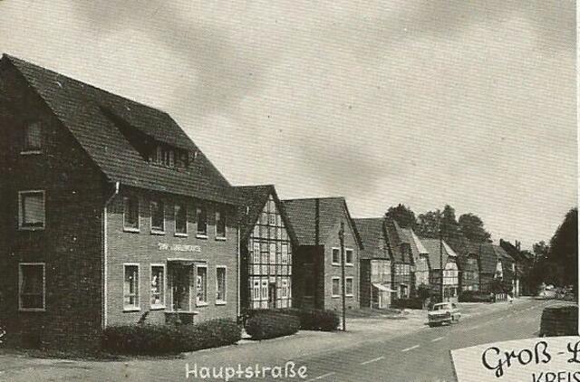 Die Bierstraße (Nordseite) um 1965, hier als Hauptstraße bezeichnet