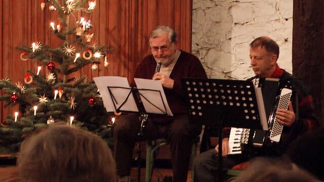 Dieter Wirz (Akkordeon) und Vojislav Miller (Oboe)