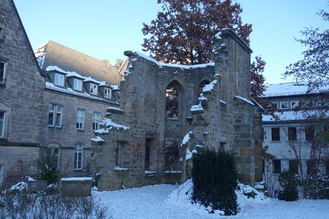Marburg/Lahn-Ruine des Hospitals der Heiligen Elisabeth