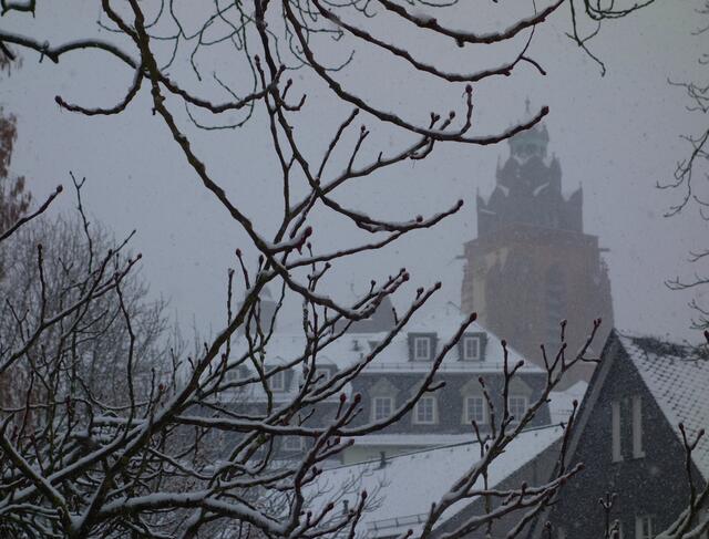 Wetzlar -Blick auf den Dom