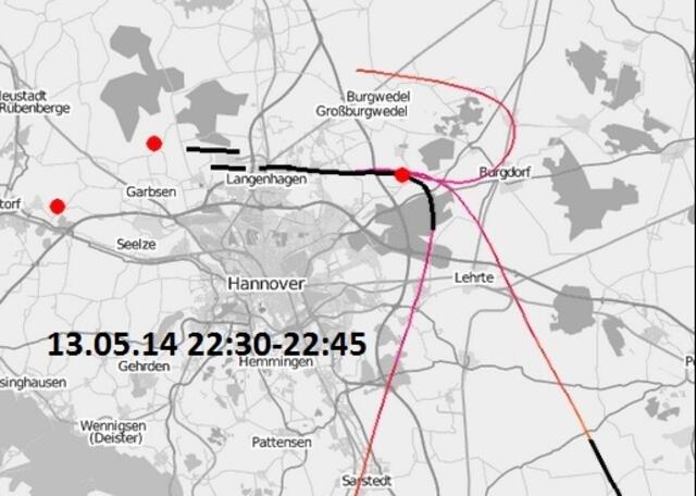 3 Anflüge vor Mitternacht werden analysiert