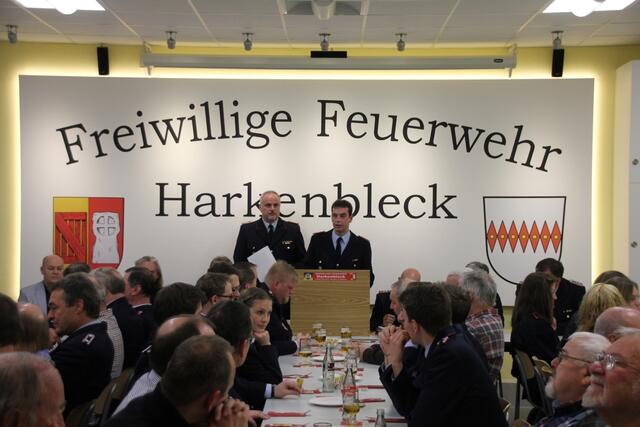 Jugendwart Heiko Schottmann bei seinem Bericht.