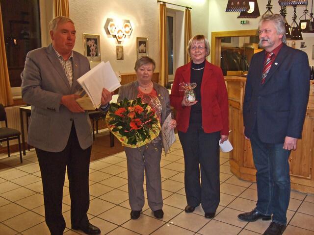 Horst Schmiedchen, Traute Schmiedchen, Elke Niehof-Holzapfel, Wilhelm Subke