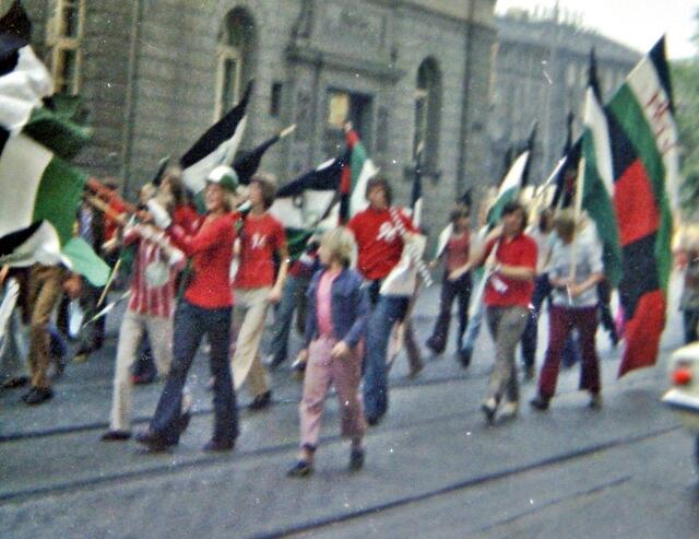 Hannover, Weg ins Stadion ca. 1974