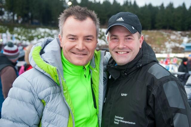 v.l.: Sven Fischer und Andre Lange | Foto: SCHWARZE-art-PHOTOGRAPHIE