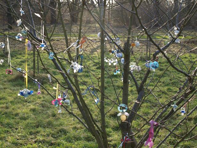 Das was im Leben wichtig ist: Ein Schnuller-Baum!                  Und Tschüß ihr lieben Begleiter aller aufundabs....