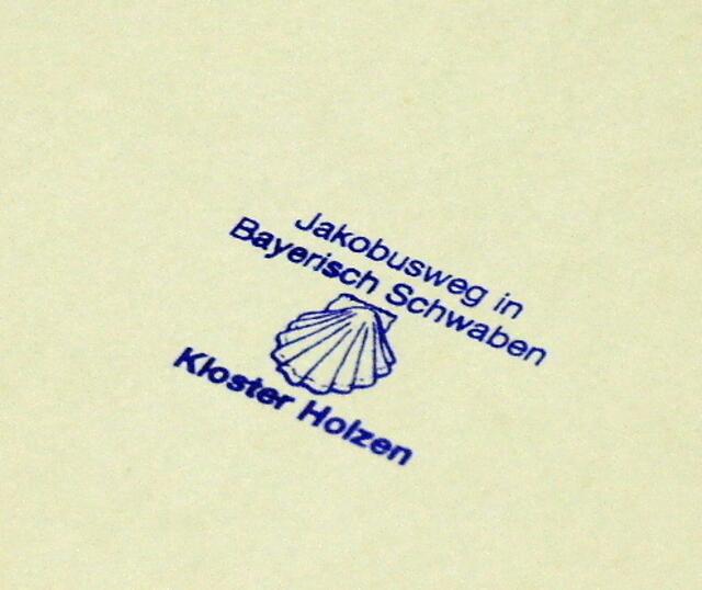 Pilgerstempel Kloster Holzen