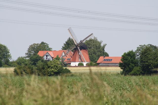 auch wenn die Mühle heute als Wohngebäude genutzt wird ist sie weiterhin eine markante Landmarke