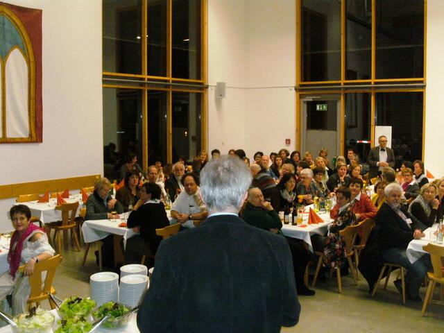 Empfang zum Abendessen im Landwirtschaftszentrum Landsberg