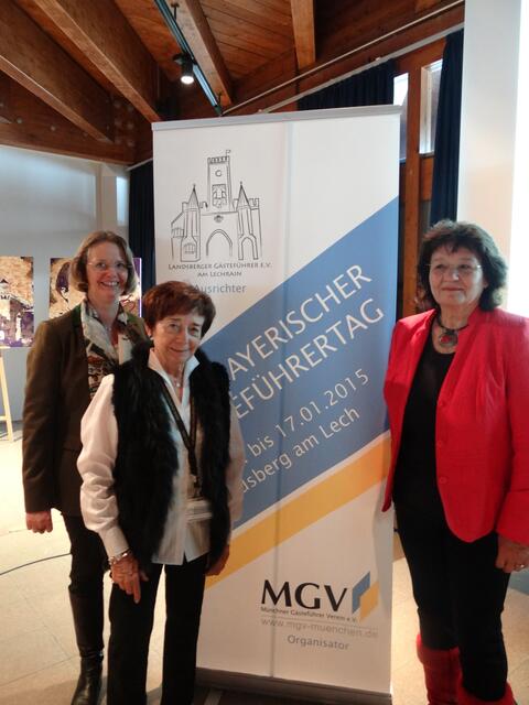 Die Organisatoren /MGV Frau Franz/Frau Aschenbrenner; Landsberger Gästeführer e.V. - Frau Soyer | Foto: (mit frdl. Genehmigung G. Reichlmair/BVGD)