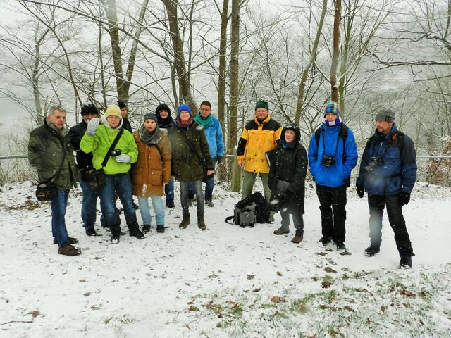 Gruppenfoto am Ende der Wanderung.