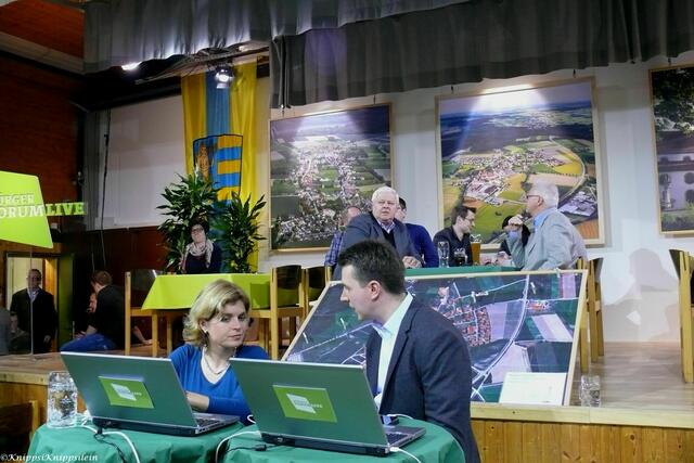 auch online konnte man sich an der Diskussion beteiligen