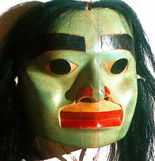 Haida, British Columbia: Mondmaske