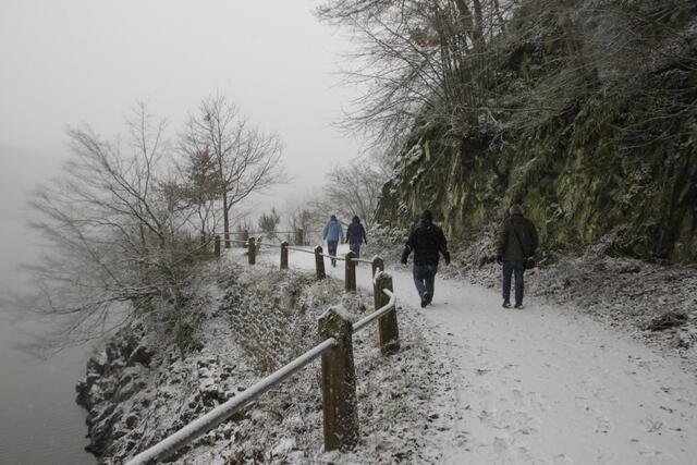 Winterwanderung-  wir wollte es ja so.