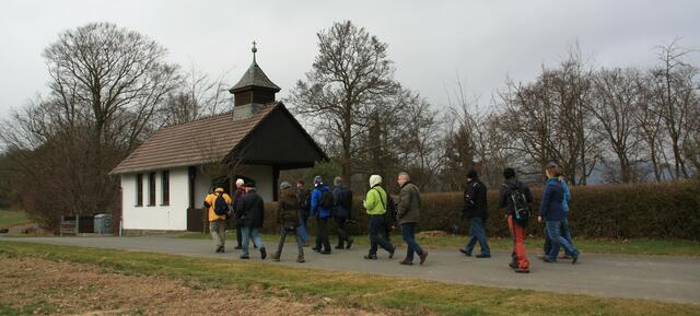 Kleine Kapelle auf der Kuppe des Hammerbergs