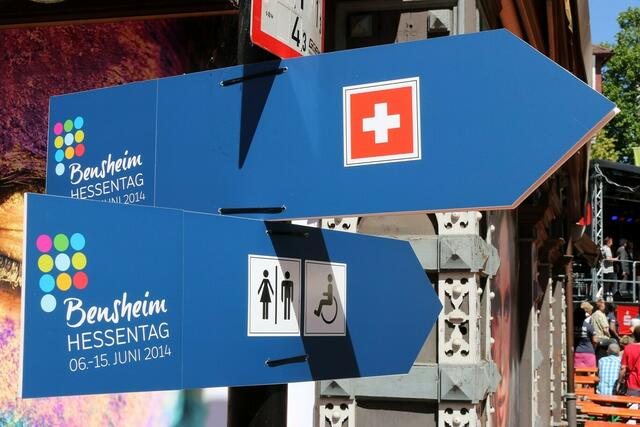 Wegweiser für Hessentagsbesucher