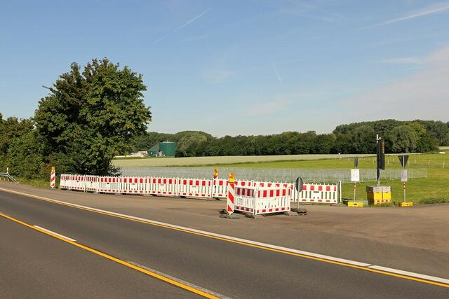 Behelfsauffahrt zur B47