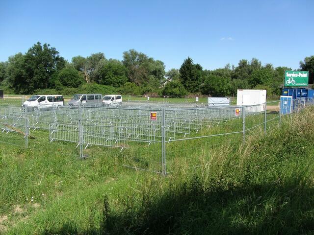 bewachter Fahrradparkplatz