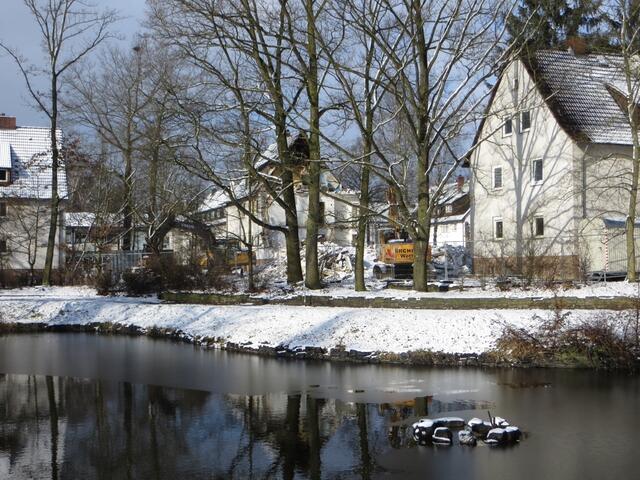 Beginn der Abbrucharbeiten (31.01.2015)