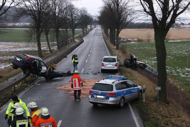 Totale der Einsatzstelle Blickrichtung Süden
