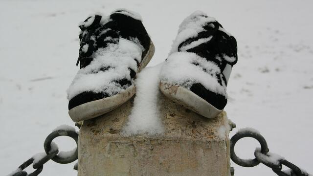 und Schneeschuhe!