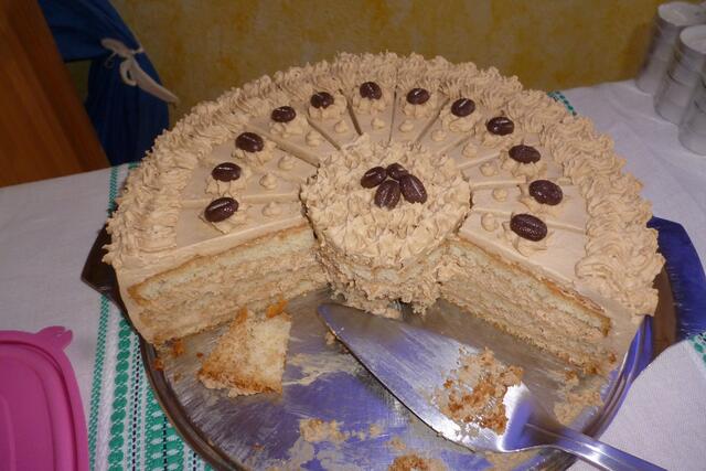 Kaffeecreme-Torte