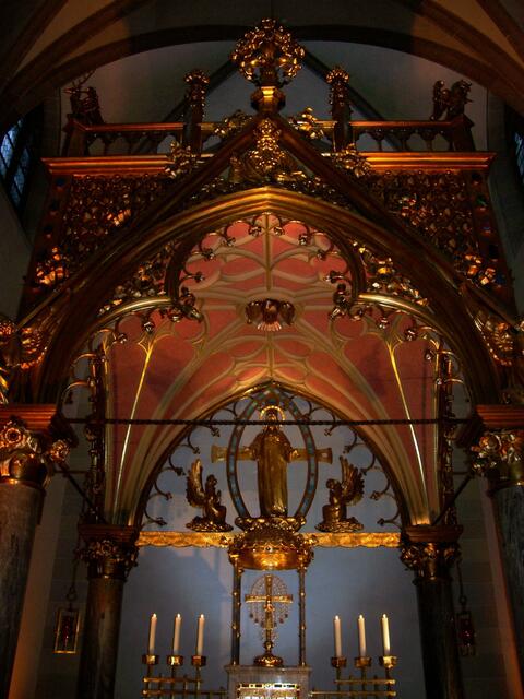 Baldachin der Abteikirche. Foto:©wunibald.wörle